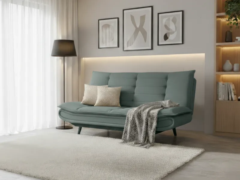 Oasis Sofa Cum Bed in Mineral Green